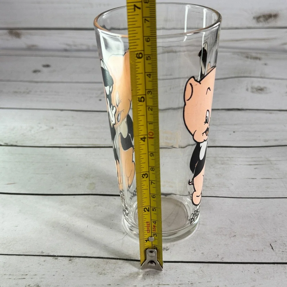 1973 Pepsi Porky Pig‎ Glass Warner Bros Looney Tunes Collector Series VTG